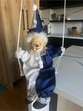 Clown porcelain doll